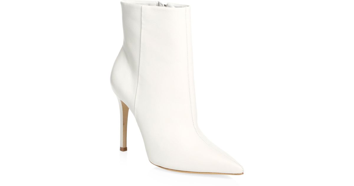 white stiletto boots