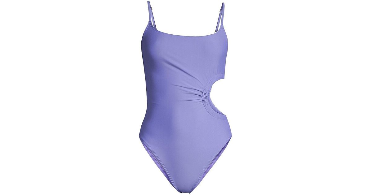Ramy Brook Blythe Cutout Onepiece Swimsuit in Purple Lyst