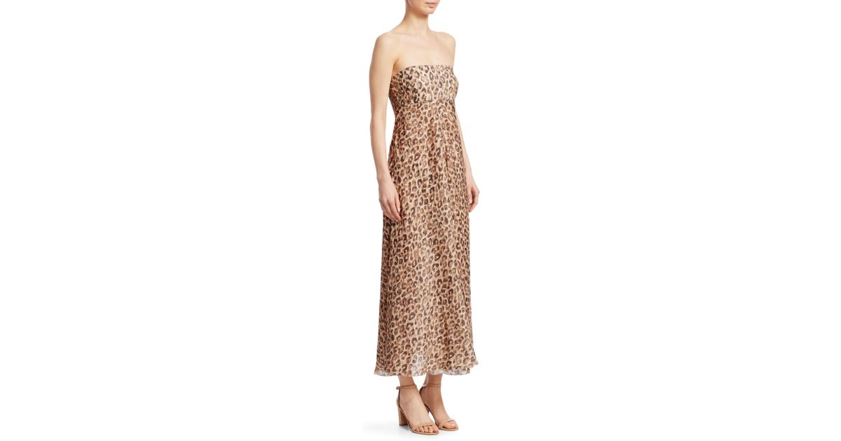 melody strapless long dress