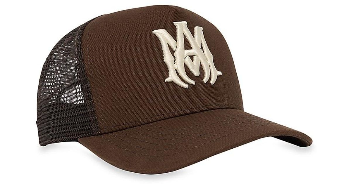 brown amiri hat