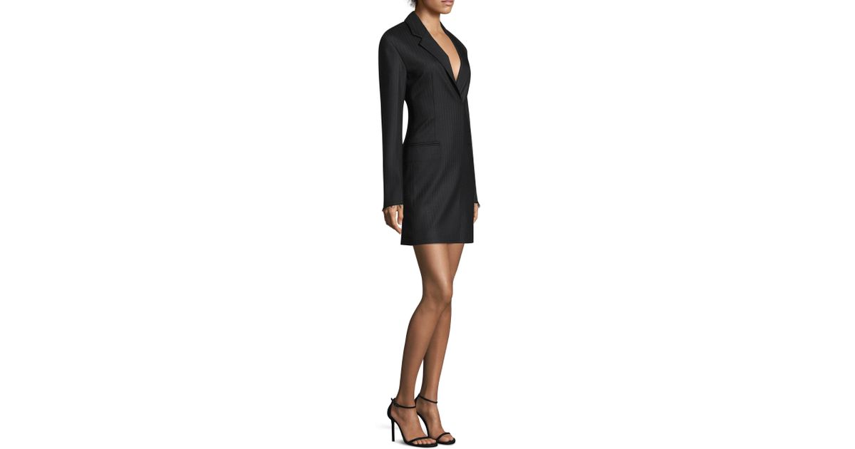 helmut lang blazer dress