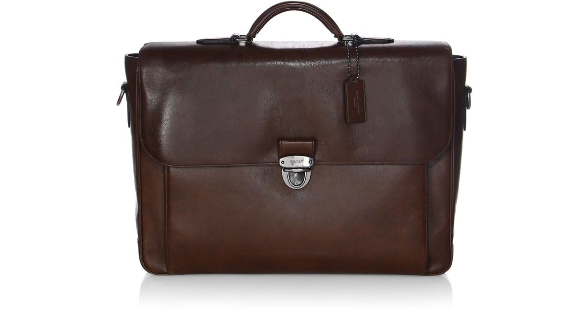 coach metropolitan leather briefcase