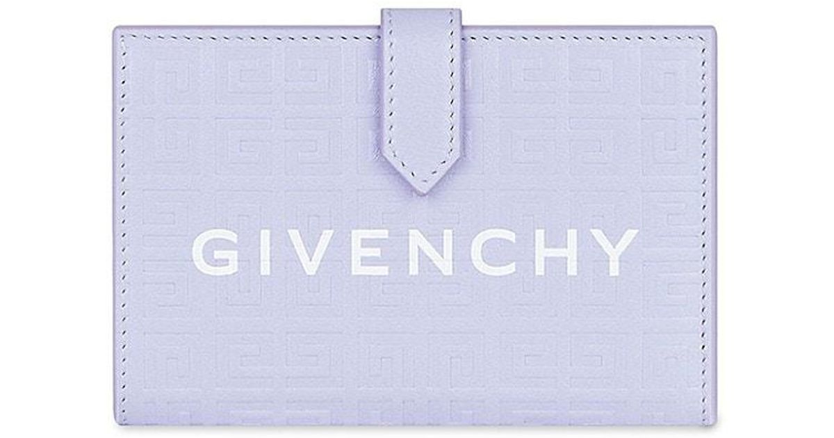 Givenchy G-Cut Monogram-Embossed Card Case