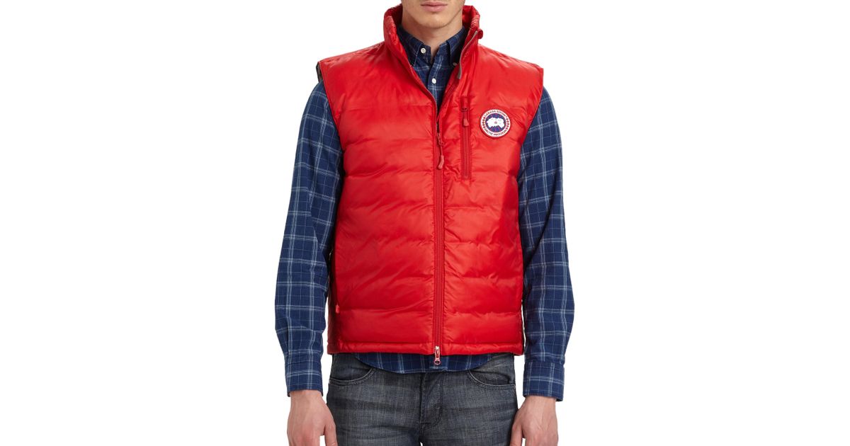 canada goose lodge red