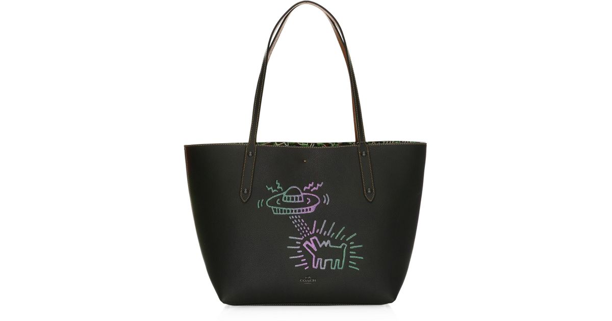 coach keith haring tote