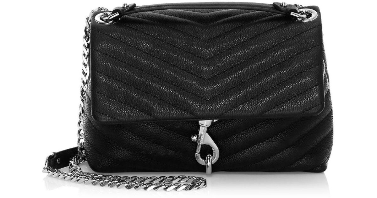 rebecca minkoff edie quilted leather shoulder bag