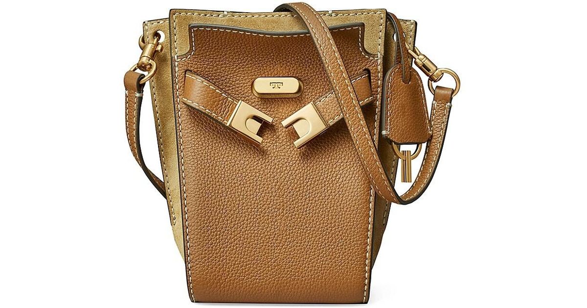 Tory Burch Petite Lee Radziwill Leather Double Bucket Bag Lyst