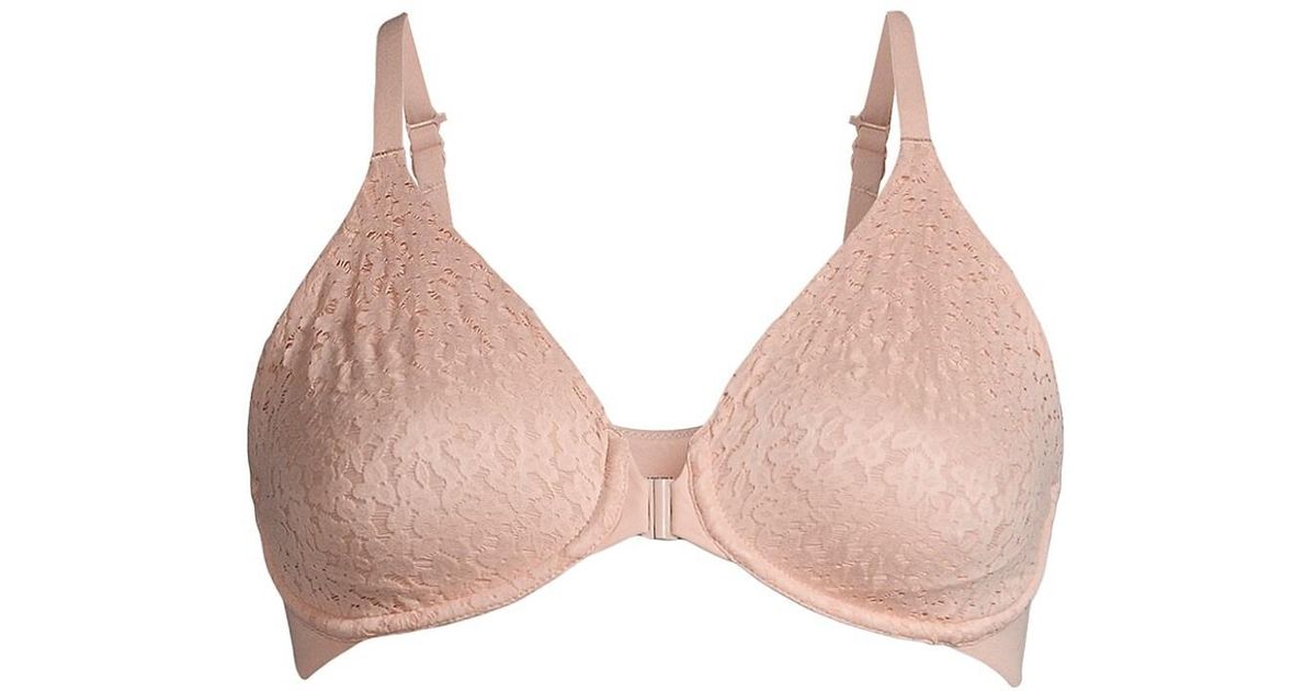 Chantelle Norah Front-closure Bra in Pink | Lyst