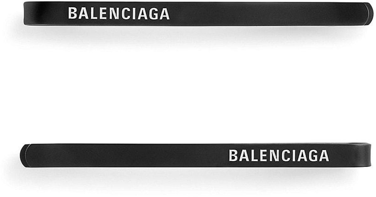 Balenciaga Holli Hair Pin Set in White | Lyst