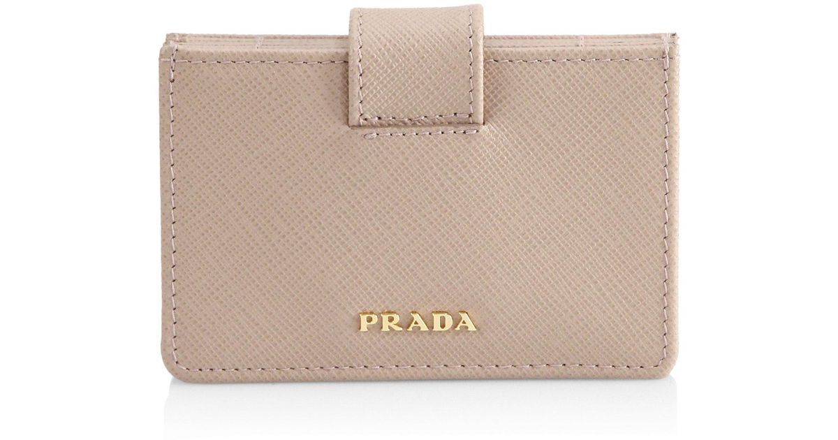 prada accordion card case
