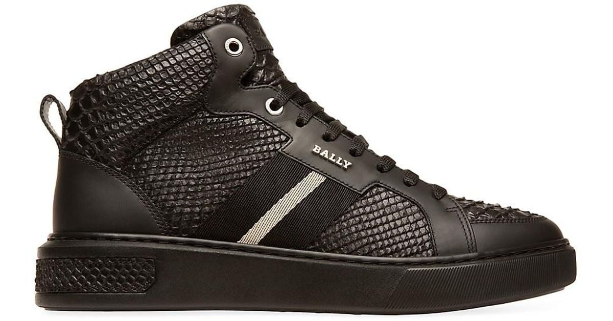 bally snake sneakers