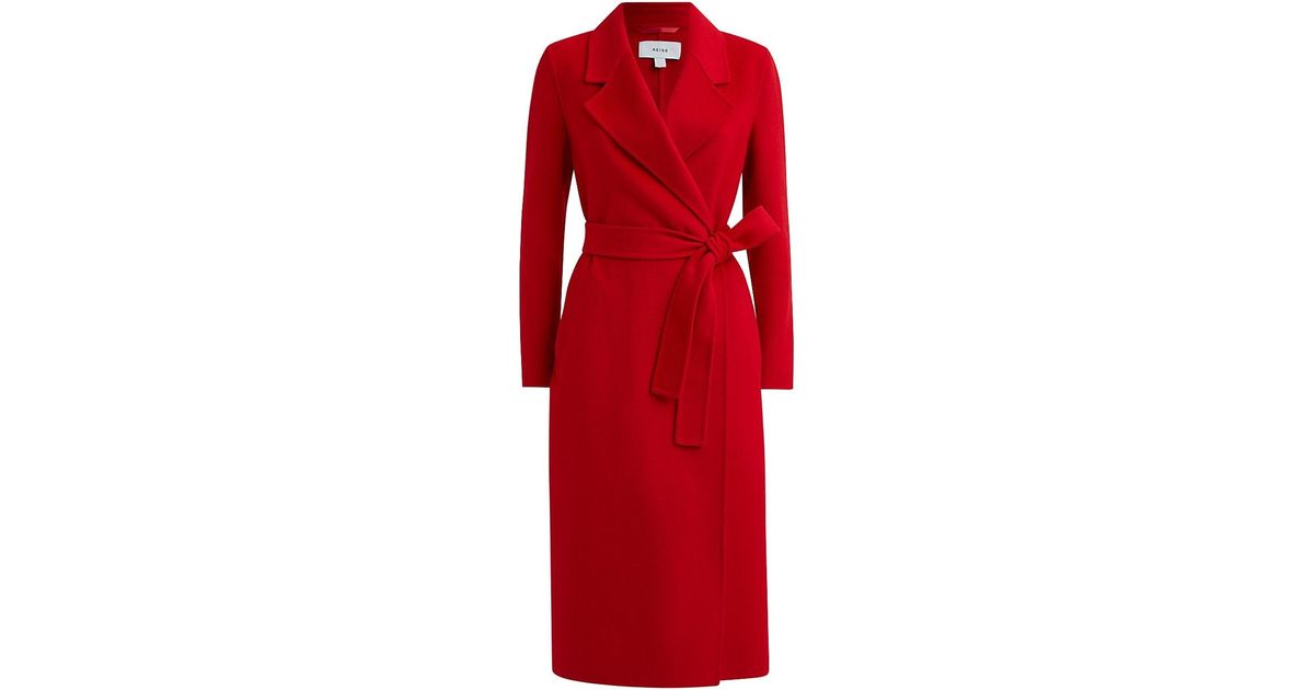 Reiss sabel coat red sale
