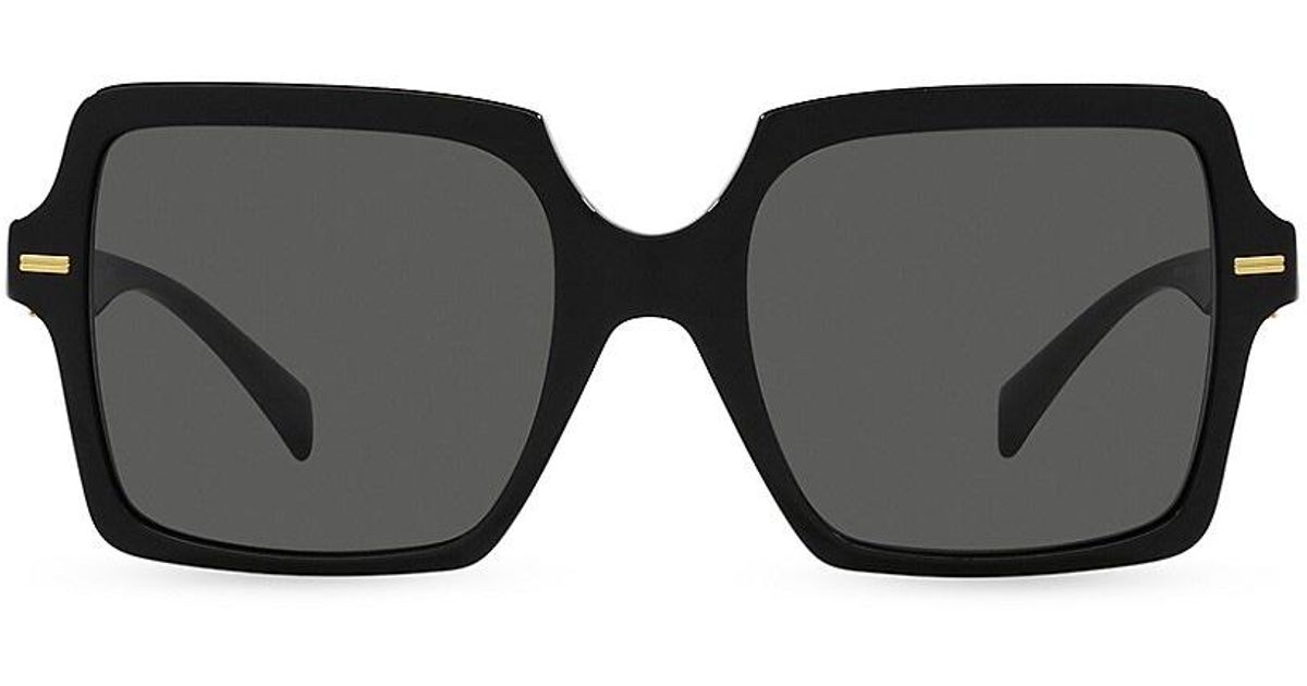 Versace 55mm Oversized Square Sunglasses in Black Lyst