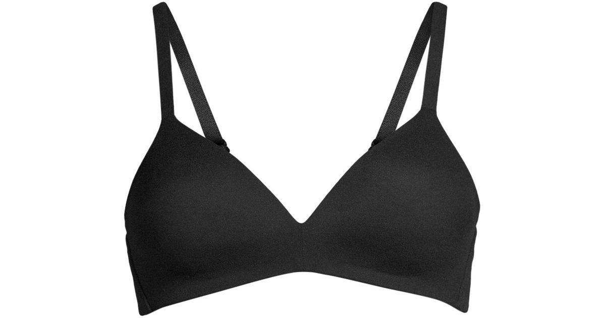 Wacoal How Perfect Wire-free T-shirt Bra in Black - Lyst