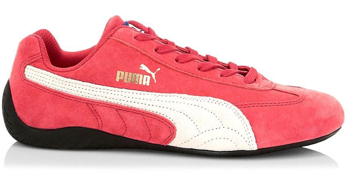 PUMA Suede Speedcat Og Sparco Motorsport Shoes in Red/White (Red) | Lyst