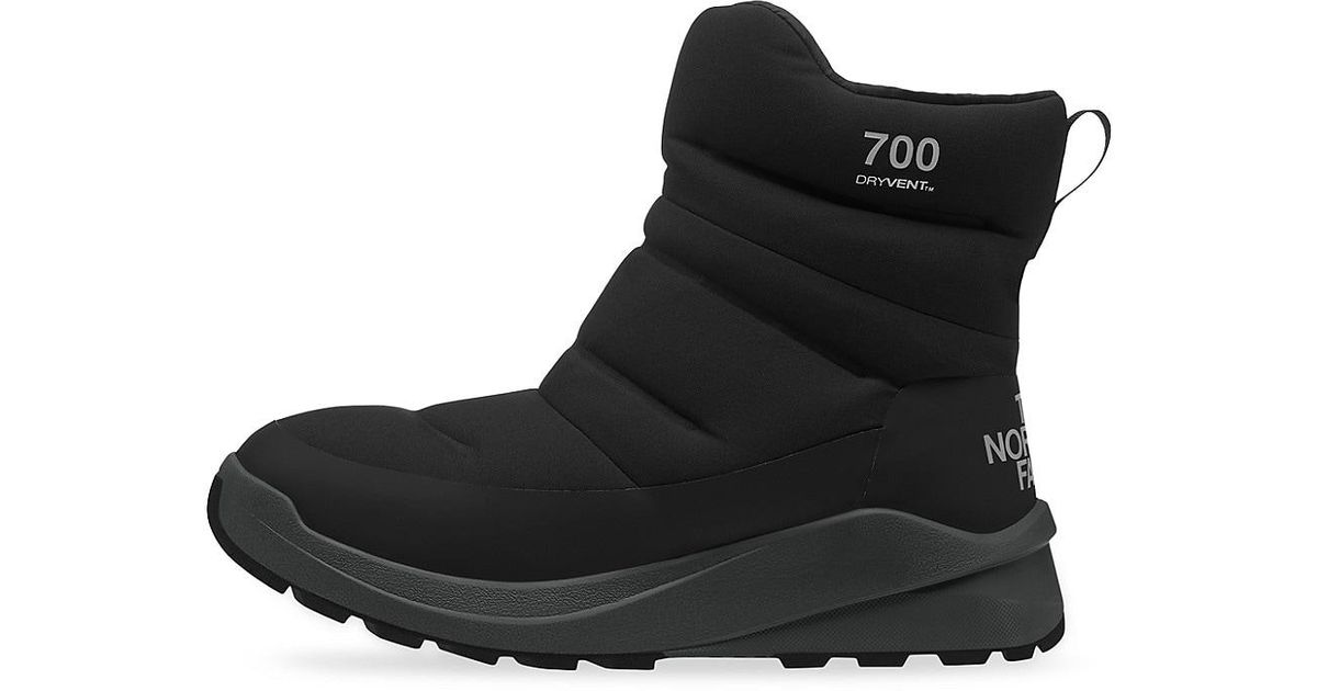 The North Face Nuptse Ii Waterproof Booties in Black for Men | Lyst