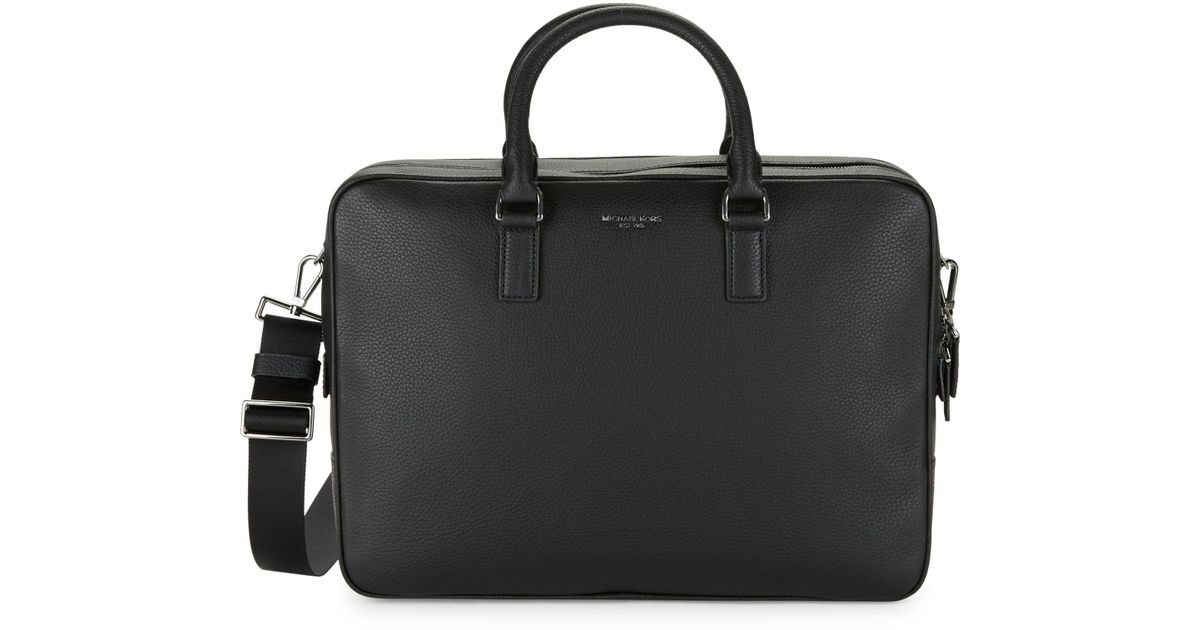 Michael Kors Bryant Leather Briefcase 