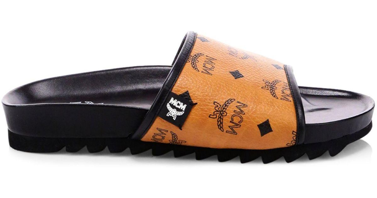 bloomingdales mcm slides