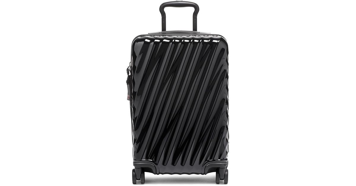 tumi black carry on