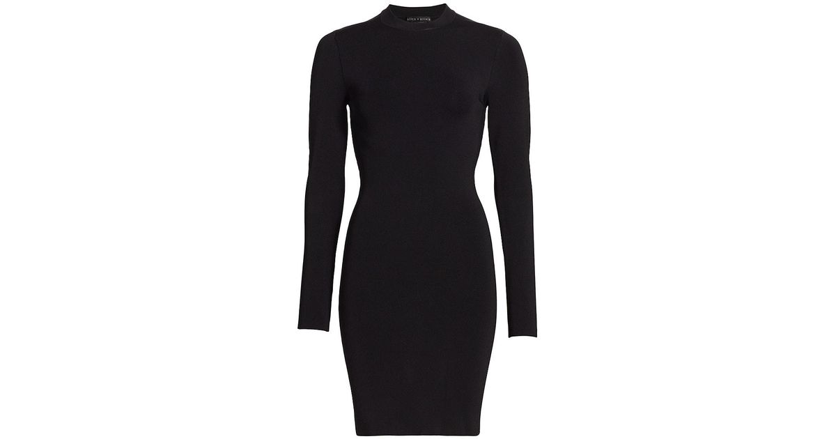 alice olivia estelle fitted minidress