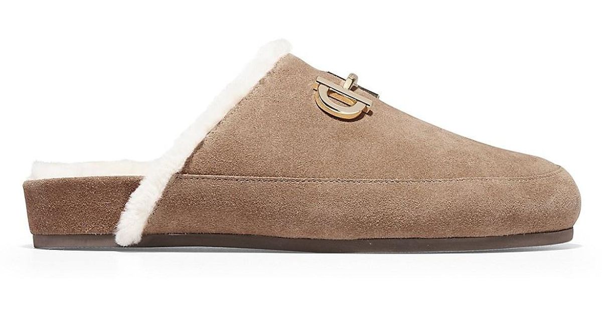 cole haan leopard mule