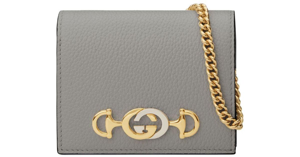 zumi 655 leather wallet on a chain