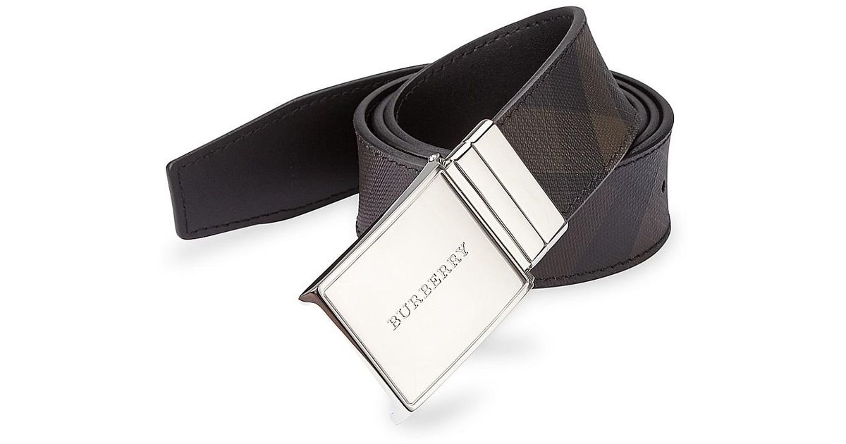burberry plaid belt