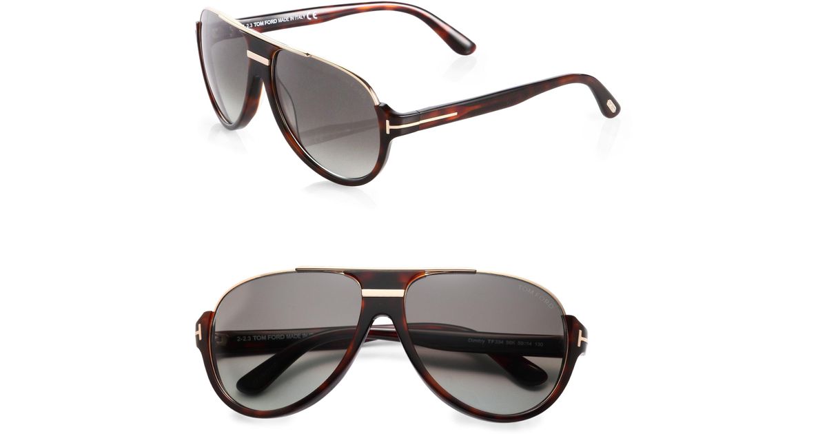 tom ford dimitry vintage aviator sunglasses