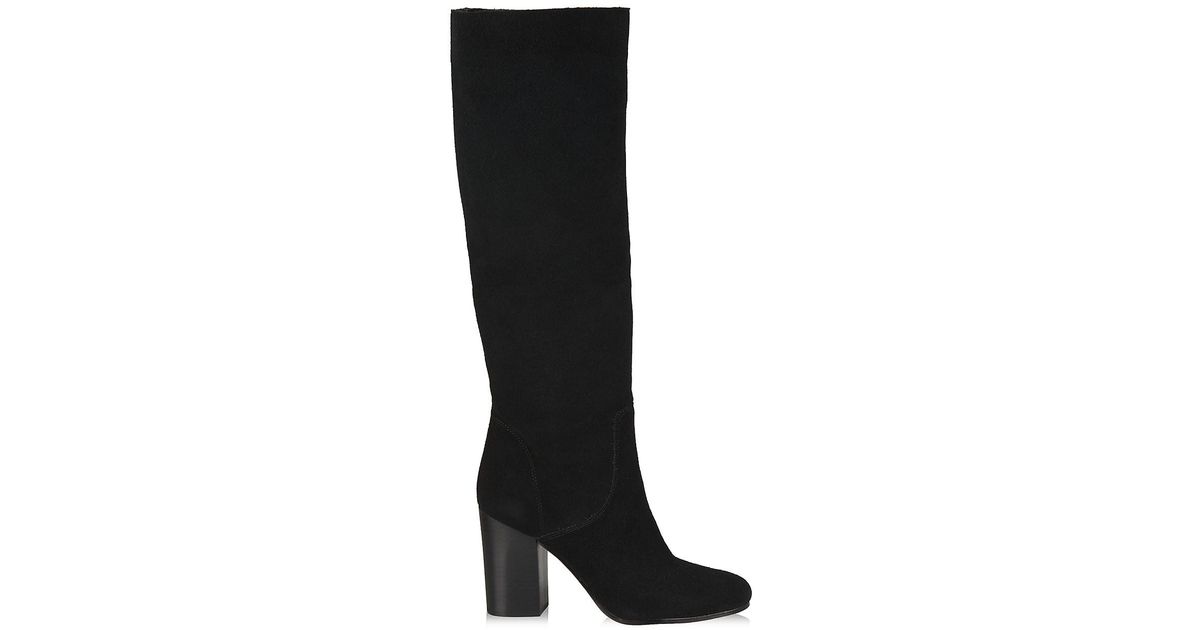 leigh suede boot michael kors