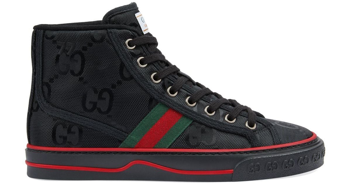 Gucci Synthetic Tennis 1977 Hightop Sneakers in Black Lyst