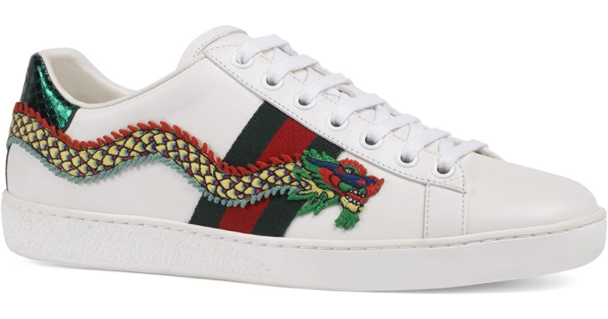 gucci sneakers dragon