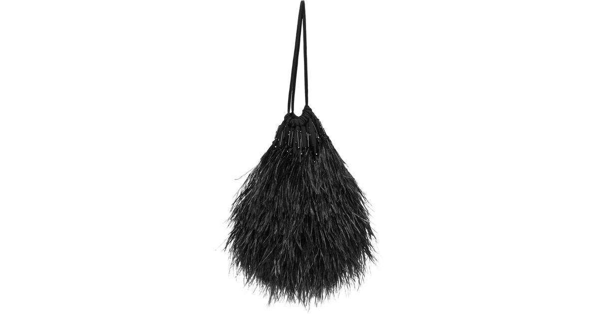 ostrich feather bag