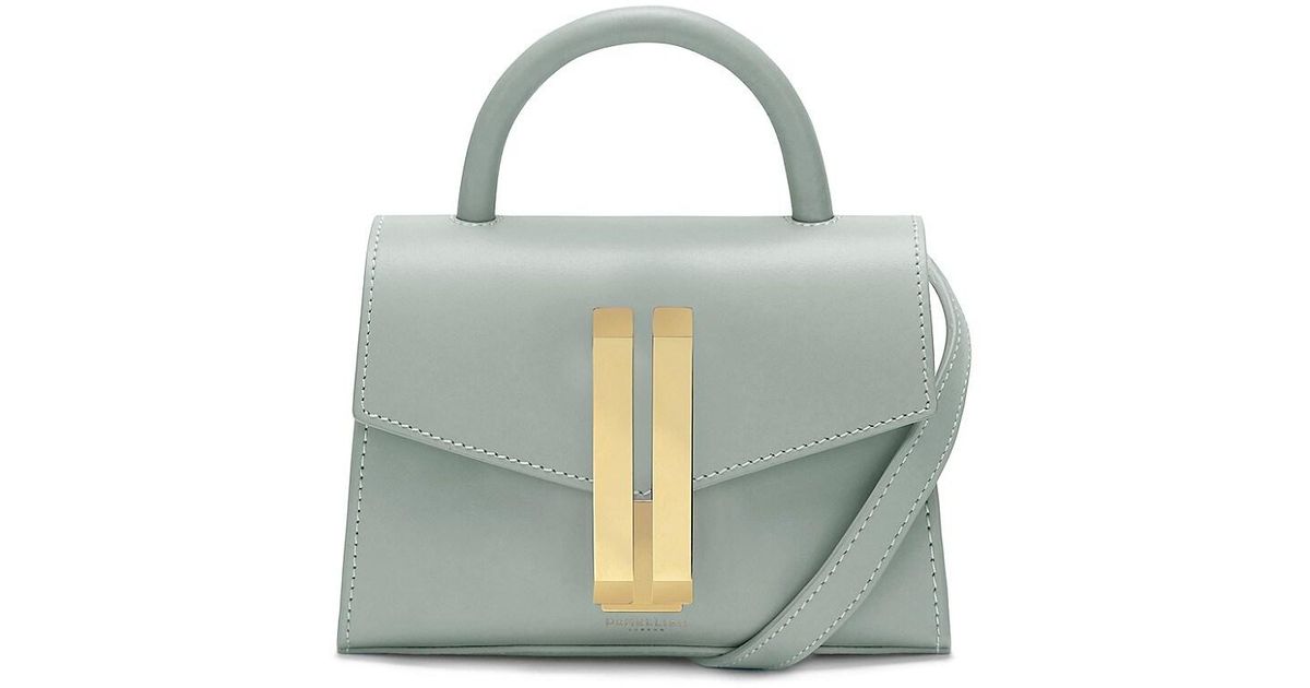 DeMellier Nano Montreal Leather Top Handle Bag | Lyst