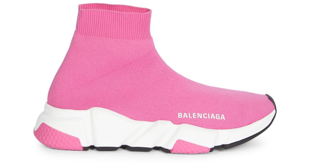 balenciaga sock pink