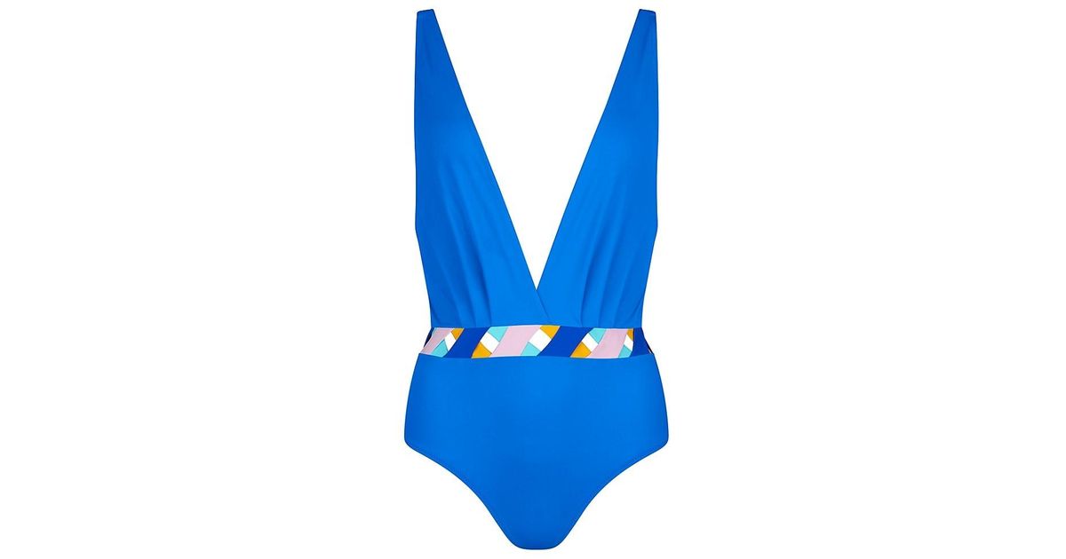 Valimare Synthetic Cap Antibes One Piece Swimsuit In Blue Lyst