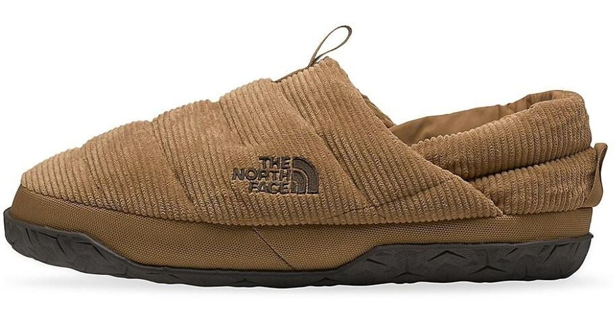 The North Face Nuptse Corduroy Mules in Brown for Men | Lyst