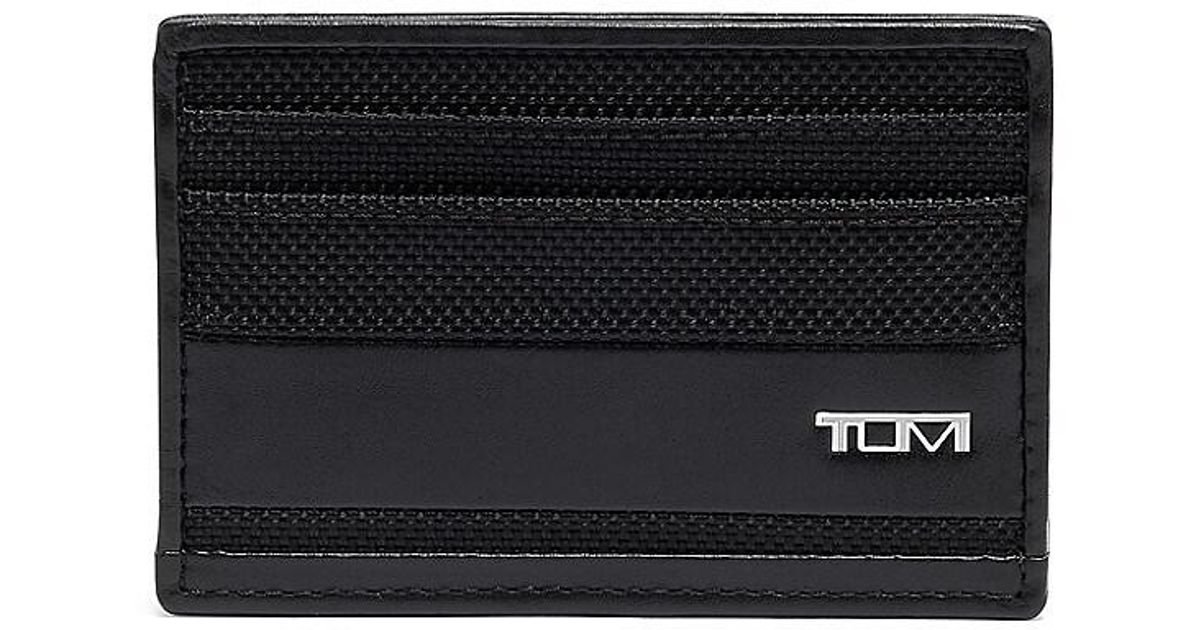 Tumi Synthetic Alpha Slim Card Case in Black for Men - Lyst