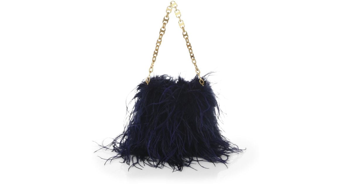 tory burch feather bag