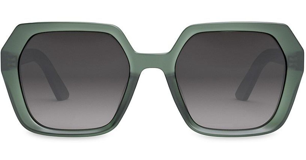 Dior Midnight S2f Square Sunglasses in Gray Lyst