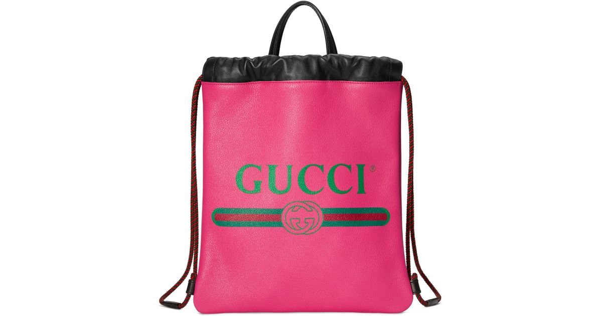 drawstring gucci bag