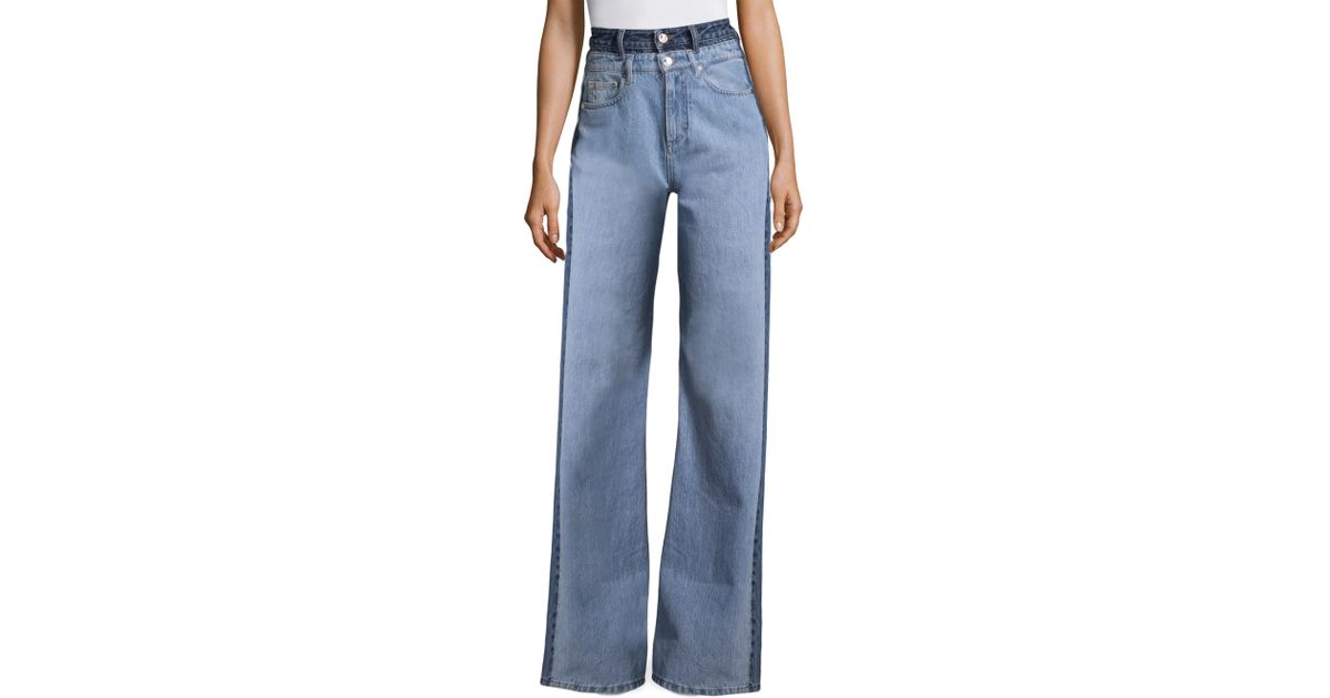 tommy hilfiger wide leg jeans