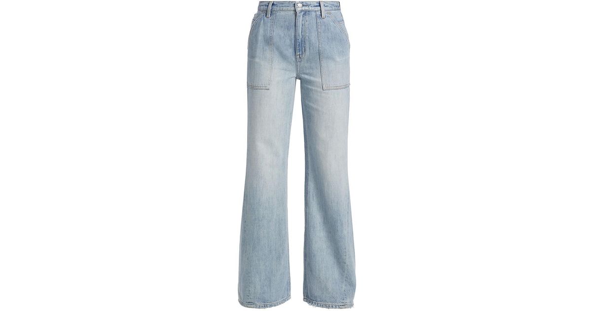 Pistola Ruby High-rise Wide Palazzo Jeans in Blue | Lyst