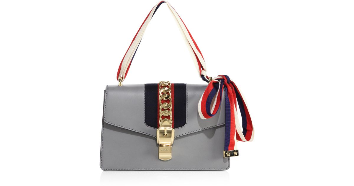 gucci sylvie leather shoulder bag