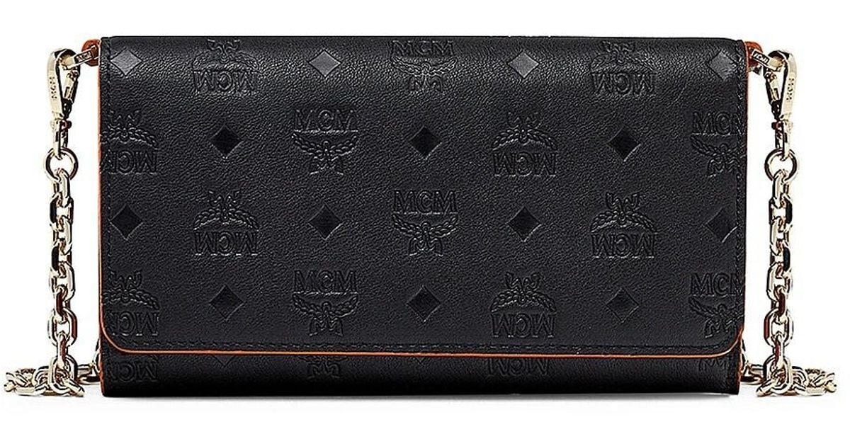 MCM Mini Klara Crossbody Bag in Black Lyst
