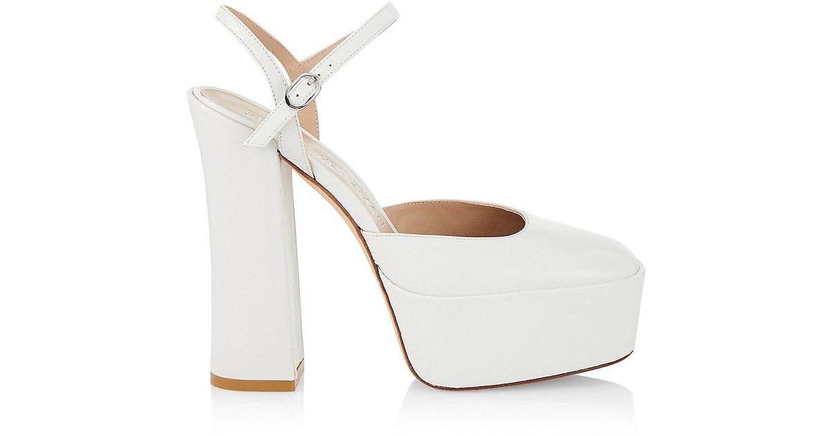 stuart weitzman platform pumps