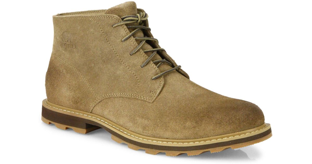 sorel madson suede chukka boots