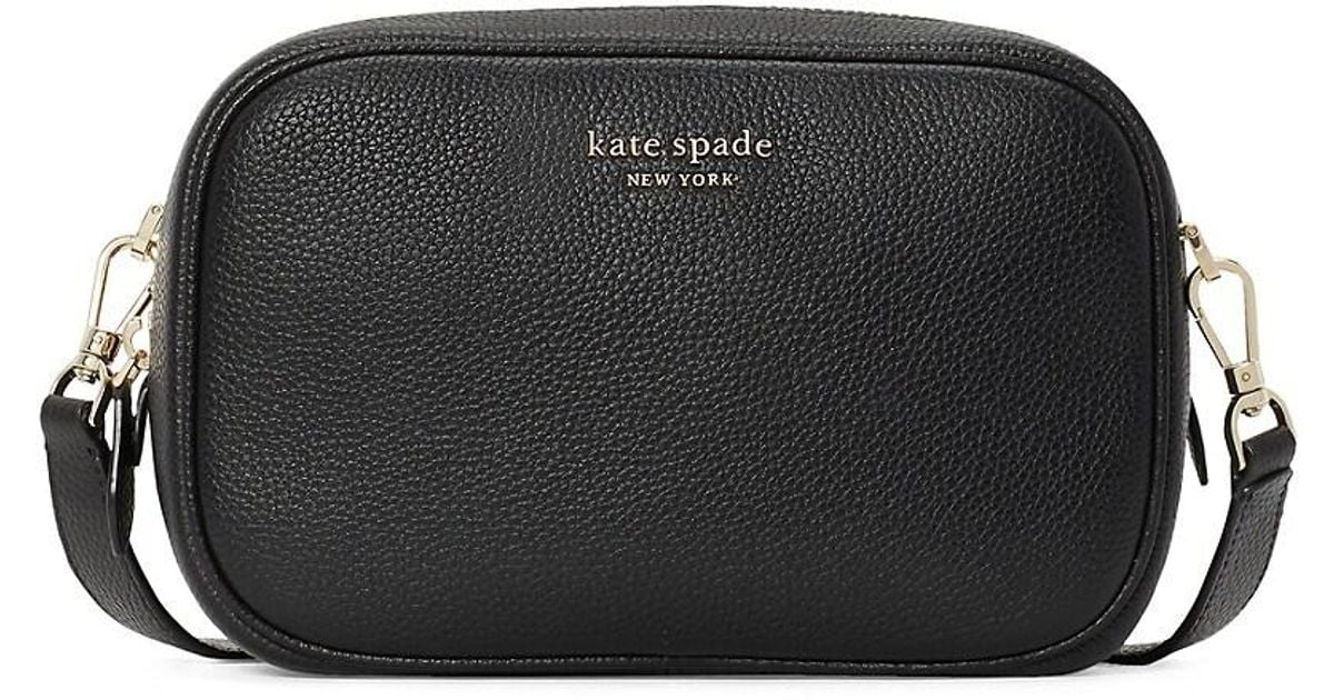 Kate Spade Medium Astrid Leather Camera Bag in Black Lyst Canada
