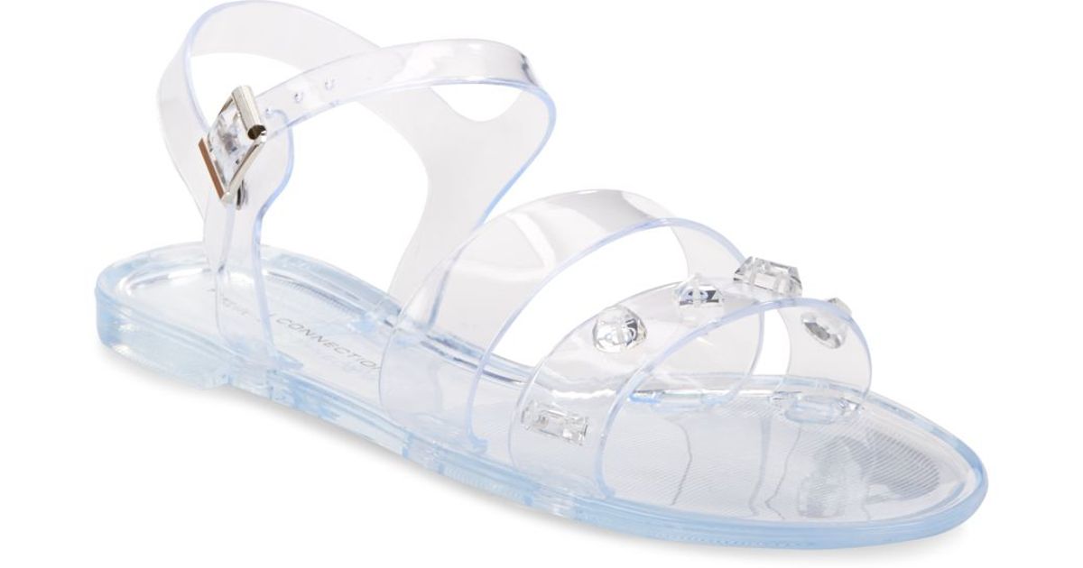 french connection jelly sandals