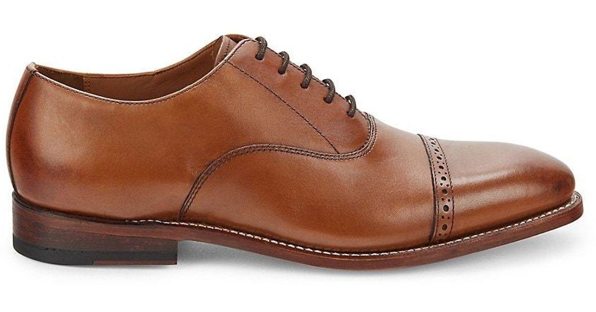 Allen Edmonds Brady Cap Toe Oxford Shoes in Brown for Men Lyst
