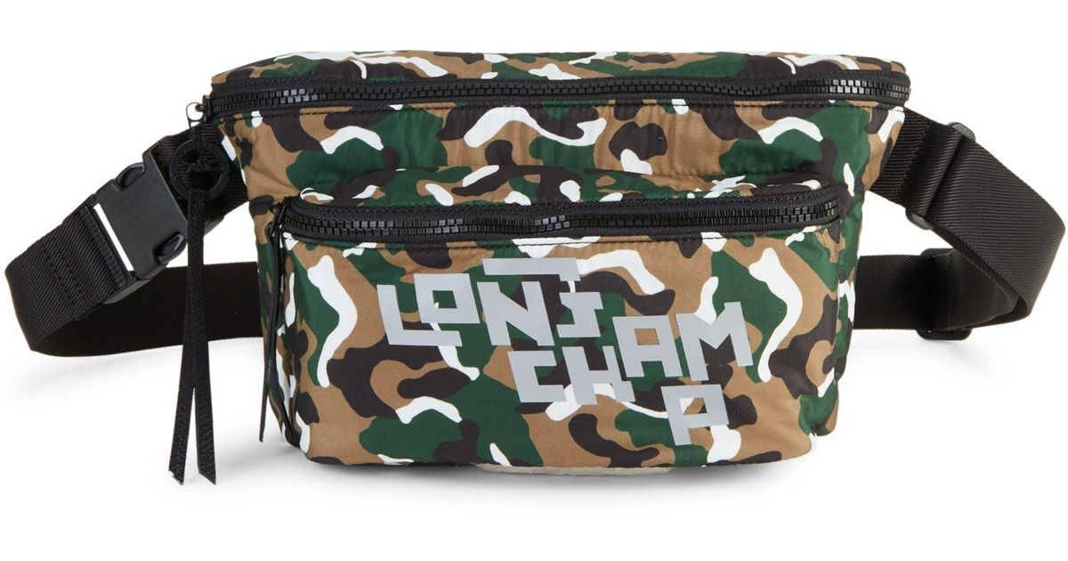 Longchamp Camouflage Belt Bag Lyst